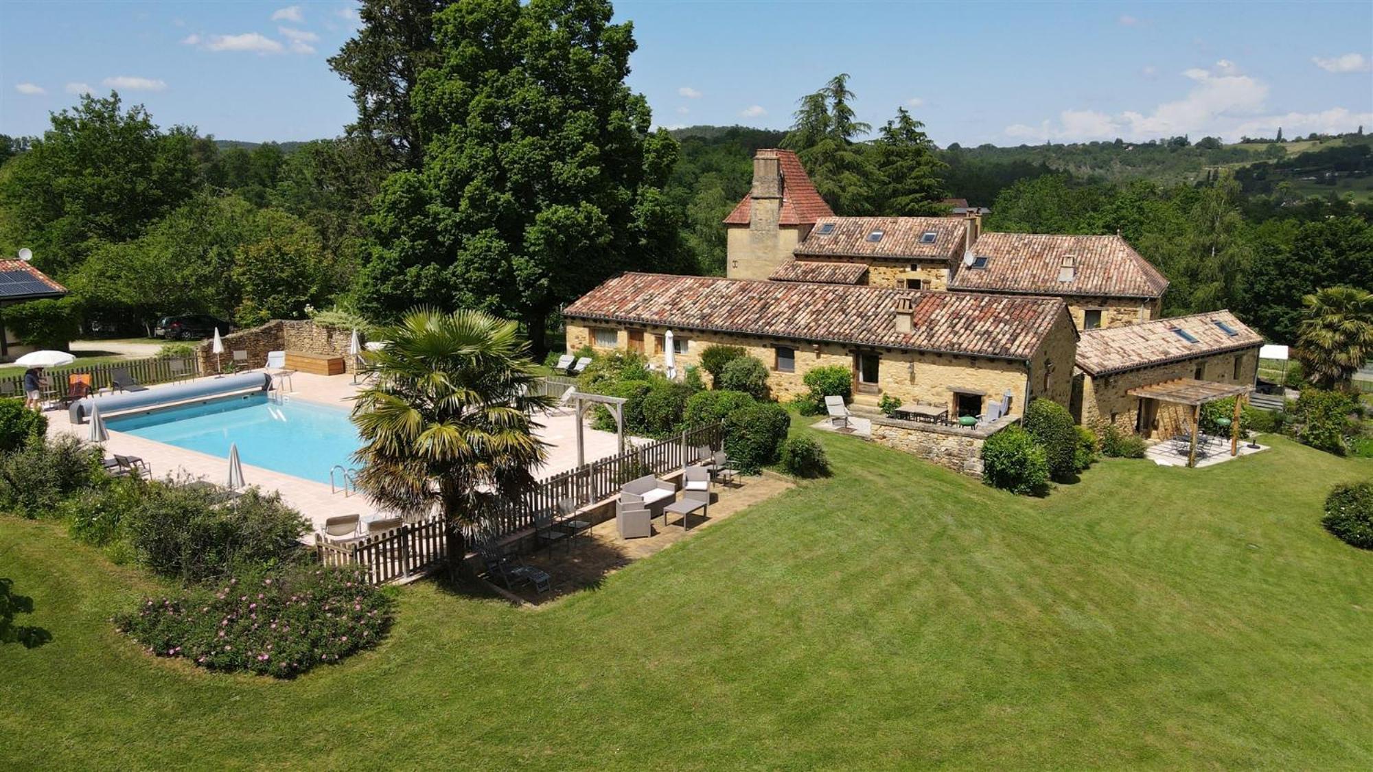 Domaine De Cournet Haut, A 17Th Century Property Set On A Calm, Idyllic Domain With Pool, Tennis, Bikes And More Les Vauries Kültér fotó